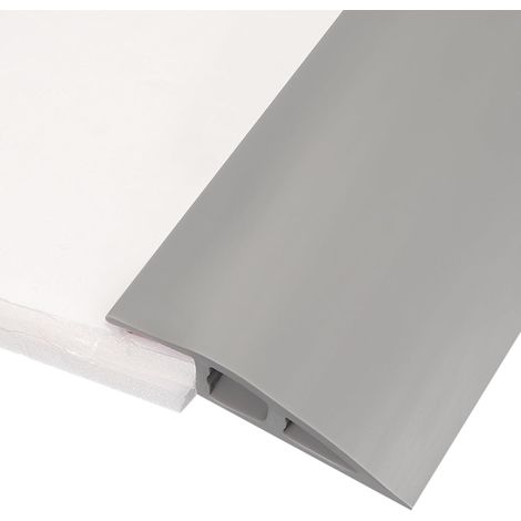 Profilé De Transition De Sol 6.5ft Autoadhésif Pour Sols Inégaux Intervalles De 1/4" À 3/8", Gris (1/5)