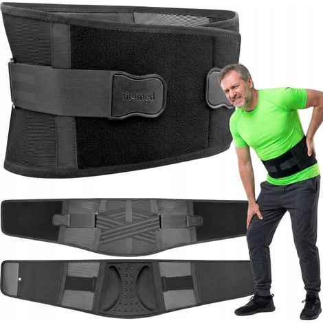 Ceinture lombaire orthopédique de soutien du rachis sacré, taille M/L (80-110 cm). (1/5)