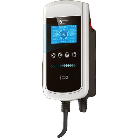 Chargeur de voiture électrique, Surveillance intelligente, Contrôle à distance, 11kW 16A 3 Phases (1/2)