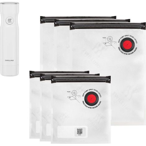Zwilling Fresh & Save Set Pompa Vuoto Bianco