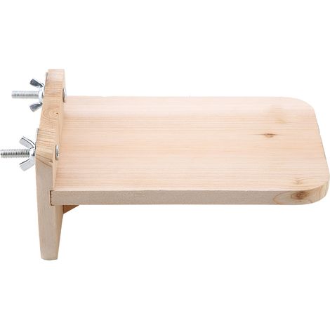 Plateforme en bois avec vis pour cage à hamster, écureuil et petits jouets pour animaux de compagnie (1/5)