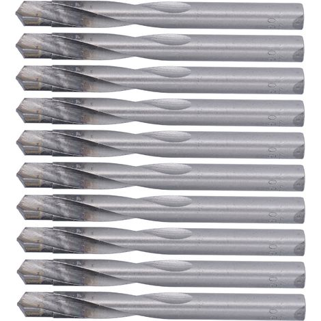 Set de 10 fraises carbure tungstène, haute dureté, résistantes à l'usure, pour défonceuse CNC, usage polyvalent (1/5)
