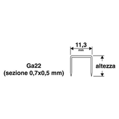 Valex PUNTI 11.3X6MM 1000PZ