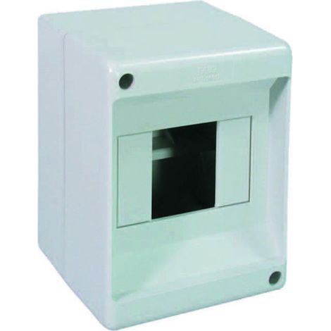 Centralino da parete senza sportello ip40 - mm.100x90x135h. per 2/4 moduli - 8w - (90.04) - 5 pz
