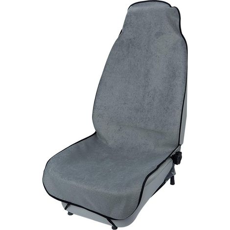 Car Seat Cover Waterproof Washable and Non-Slip Car Seat Protector Sponge Cloth Front Seats Protector Car Seat Cover After Sport (Grey) (1/5)