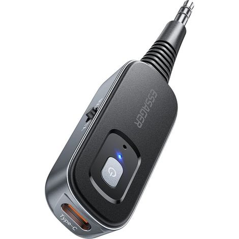Autoradio Bluetooth - émetteur-récepteur - prise auxiliaire 3,5 mm - adaptateur pour amplificateur de haut-parleur (1/5)