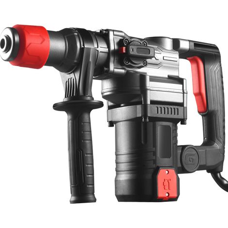 Elektrischer Bohrhammer SDS-Plus 2200 W Bohrhammer 5,5 J Drehzahl: 0–930 U/min Hammergeschwindigkeit: 0–3300 U/min, 6 Geschwindigkeiten, 3 Funktionen, Antivibrationstechnologie Bohrkapazität: Beton, M