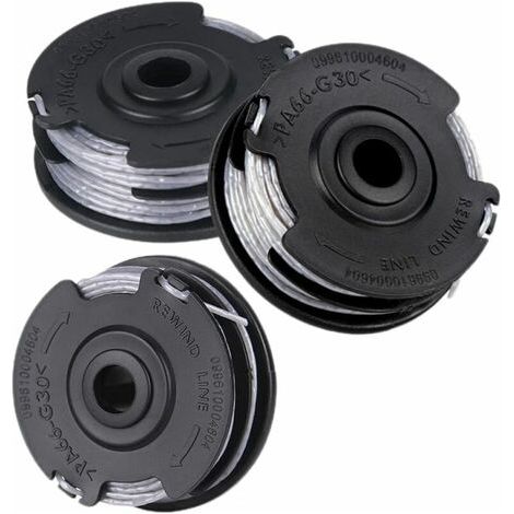 Lot de 3 bobines pour débroussailleuse Bosch Art 24 27 30 30-36 Li 18 M 1,65 mm (1/5)