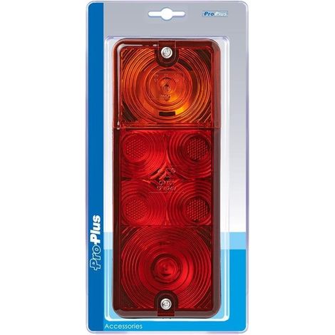 Feu arrière 3 fonctions 210x83mm sous blister