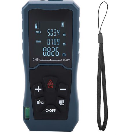 Digital Laser Rangefinder Distance Meter Laser Range Finder Tape Distance Measure (S100)