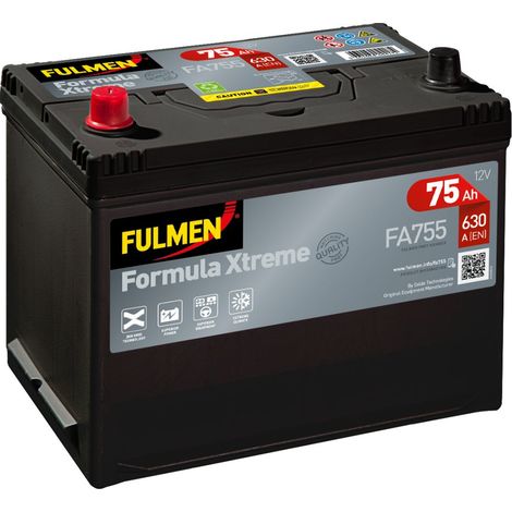 Batterie FULMEN Formula XTREME FA755 12v 75AH 630A D26G (1/3)