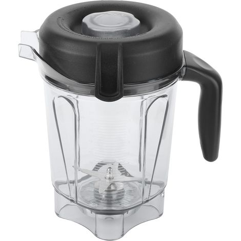 Bol de mixeur transparent avec couvercle à lames - Accessoires de rechange compatibles avec les bols de 1,9 L (64 oz). (1/5)