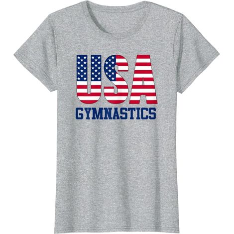 T-shirt Gymnastique - Col Rond - Coupe Classique - Manches Et Ourlet Double Aiguille - Pour Entrainement Sol Poutre Saut Anneaux - Adulte Enfant (1/3)