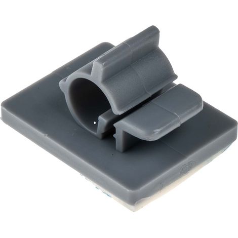 Clip serre-câbles auto-adhésif, Ø max 7mm en Nylon ( Prix pour Sachet de 50 ) (1/4)