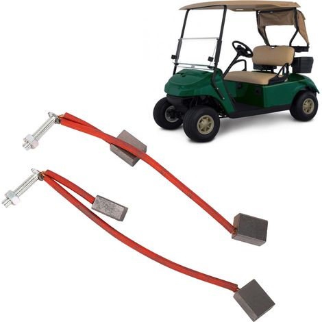 Jeu de 2 Balais Démarreur Haute Performance - Remplacement pour Générateur EZGO et Club Car (1/5)