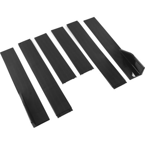 Bas de caisse de 2,2 m / 7,22 pi, interrupteurs à bascule, bandes anti-rayures, pièces de carrosserie universelles, style fibre de carbone (1/5)