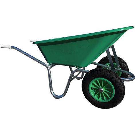 Umbria Equitazione Carriola gardenia due ruote Scuderia Cavallo VERDE (1/3)