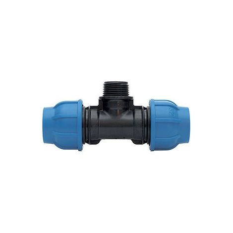 RACCORDO POLIPROP TEE MAS D 40 X 11/4 X 40MM