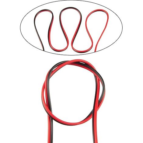 Electric Wire Extension Cable Red/Black for LED Strip, Electronic DIY (1/3)