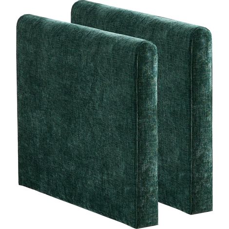 Accoudoirs uniquement pour canapé Cloud, canapé d'angle moderne, idéal pour salon, chambre et appartement, coussin d'assise double couche confortable, tissu chenille respirant, vert, DE501CGN (1/5)