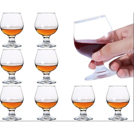 Cognac Glasses Capacity 100ml Cute Brandy Mini