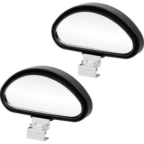 2 X Miroirs d'Angles Morts Grand Angle Réglables pour Voiture Camionnette Remorquage (1/5)