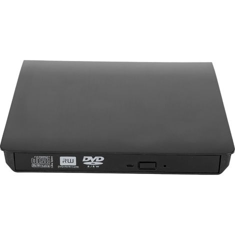 Lecteur/graveur DVD USB 3.0 avec tapis antidérapant pour PC portable et bureau (Noir) (1/5)
