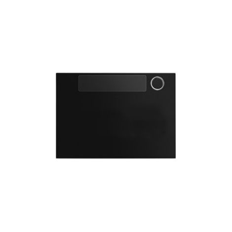 Frontalino A 1 Tasto Alpha Nero ( URMET cod. 1168/11 )