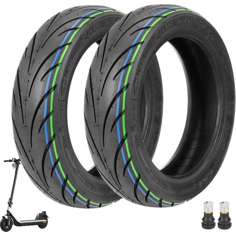10 x 2,30-6,5 Pneu sans Chambre à Air pour NIU KQi2 / KQI2 Pro Scooter électrique (2 Pièces) (1/5)
