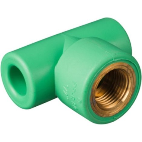 Raccordo a T Aquatherm F D 40 X 1/2" filettatura in ottone 0025018
