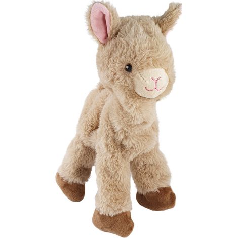Nobby Hundespielzeug Plüschalpaka mit Seil innenliegend 30 cm Tierkuscheltier