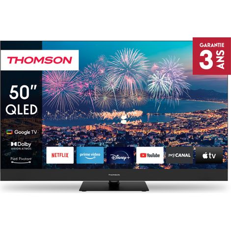 Thomson 50QG6C14 Smart Tv Schermo da 50 Pollici 4K Ultra HD Wi-Fi Nero (1/4)