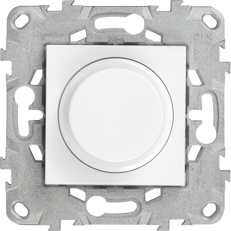Variateur de lumière universel LED - Blanc - Unica - Schneider
