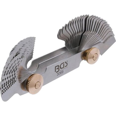 Peigne à Filets Double 52 Feuilles - Métrique 0,25-6,0 mm, Whitworth 4G-62G - Précision et Polyvalence - D-Work (1/5)