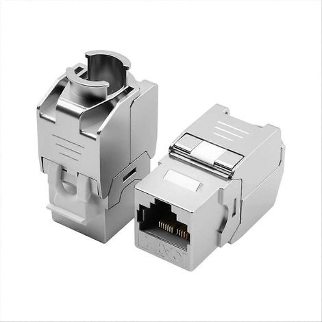 CAT7 LAN-Kabel für RJ45-Modul, 10 Gbit/s bei 1000 MHz, AWG 22-24 L, für Patchpanel und Netzwerkdose. (1/5)