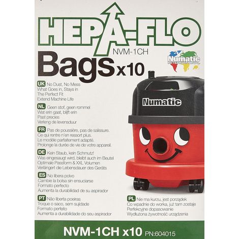 Sacchetti per la pulizia Henry NVM-1CH - 1 scatola (confezione da 10) (1/5)