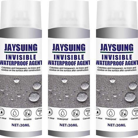 3PCS 30ml Waterproofing Agent Strong Bonding Spray Adhesive Sealant Roof Exterior Wall Toilet Transp (1/5)