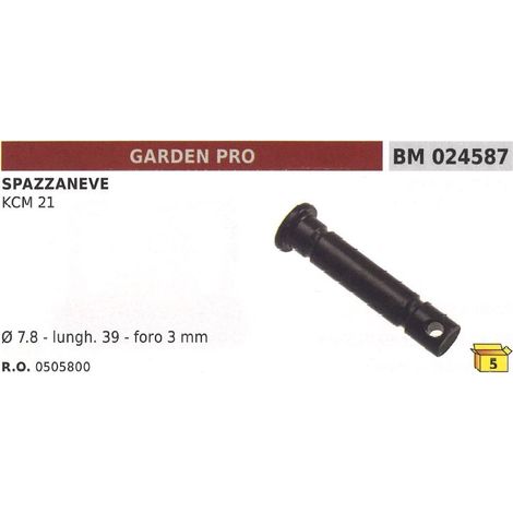 Sicherheitsstift Ø  7,8mm L. 39 x Ø  3mm Schneepflug GARDEN PRO KCM 21