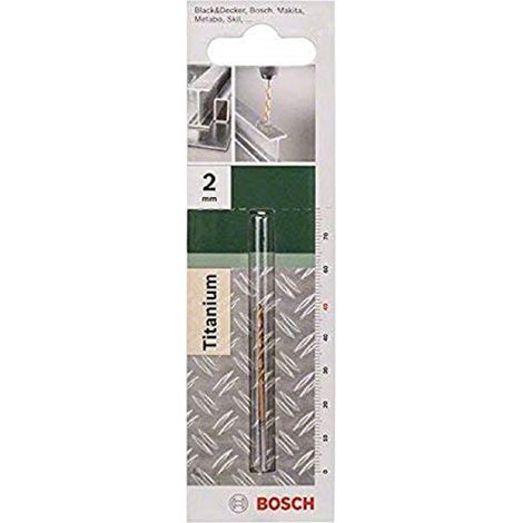 Bosch Accessories 2609255090 HSS Metall-Spiralbohrer 2 mm Gesamtlänge 49 mm TiN DIN 338 Zylindersc (1/4)