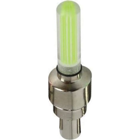2 pièces JAUNE -WGHY1709 Valve de pneu voiture, vélo, moto, lumière LED clignotante, bouchon de valve de roue, bonne qualité 2 pièces JAUNE -WGHY1709 (1/4)