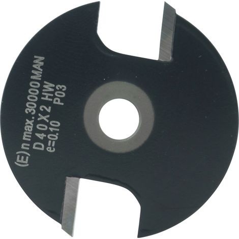 ENT Scheibennutfräser 2mm Fräser zum Nuten und Schlitzen - ohne Frässpindel, HW