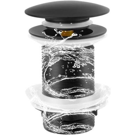 Bonde de Lavabo, Vidage Lavabo Pop-up, Bonde de Vidage Sans Trop Plein, Bonde Lavabo Universelle, Bonde Clic Clac (1/5)
