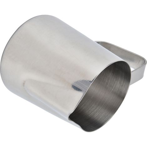 Tasse à café en acier inoxydable 304, bec verseur pointu, graduation intérieure, tasse à lait 350 ml pour maison et cuisine (1/5)