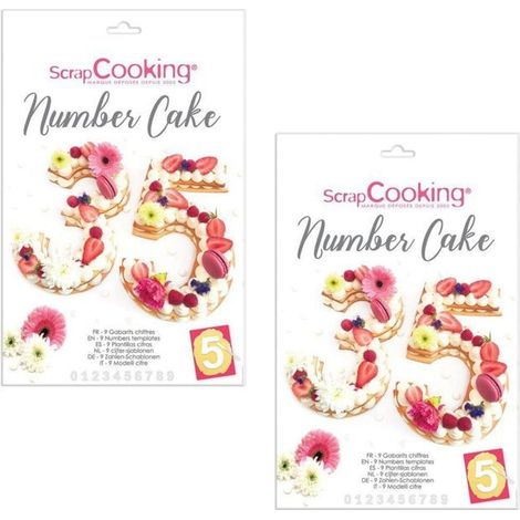 2 coffrets Number cake (1/3)