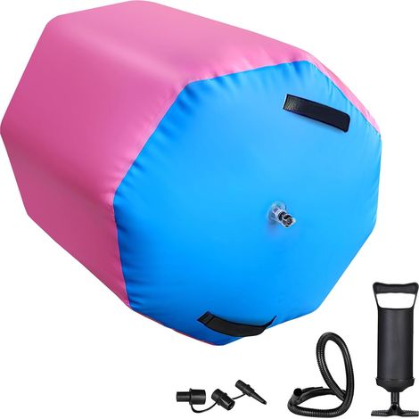 Aufblasbare Air Roller für Gymnastik, Airtrack-Matte, Yogarolle  Aufblasbare Heimtrainerrolle für Rückbeugen 70 x 90 cm (1/5)