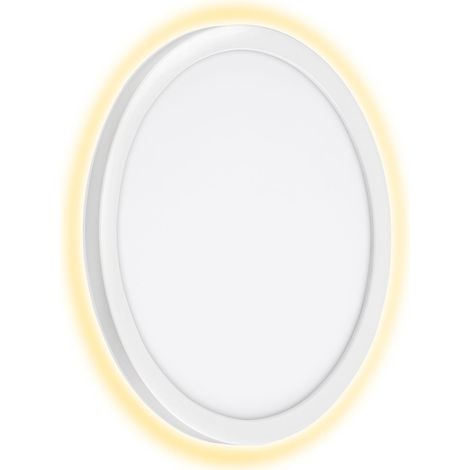 Lampada da parete per esterni a LED IP44 4000K 15W Ø28cm bianca Telefunken (1/5)
