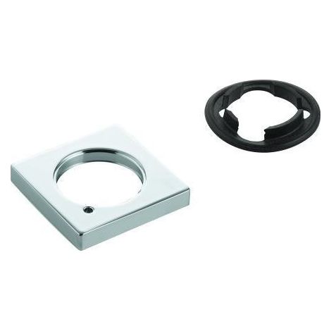 Grohe 48421 rosetón cuadrado para lavabobatterien sin cromo Zugstange