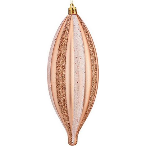 Decorazione per festa - Allungata - Rosa chiaro - Rame - PVC