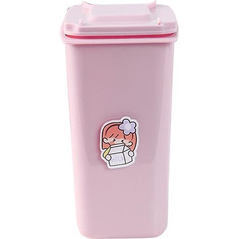 Práctico contenedor para pequeños residuos y objetos diversos. Ideal para el hogar o residencias de estudiantes. (1/3)