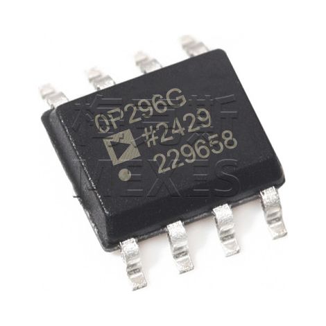 OP296GSZ and OP297FSZ chips, electronic components and electronic parts, 5 units of each.